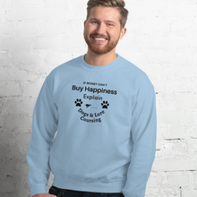 Load image into Gallery viewer, Buy Happiness w/ Dogs & Lure Coursing Sweatshirts - Light