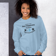 Load image into Gallery viewer, Buy Happiness w/ Dogs & Dock Diving Sweatshirts - Light