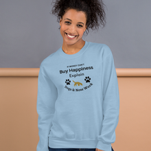 Load image into Gallery viewer, Buy Happiness w/ Dogs & Nose Work Sweatshirts - Light