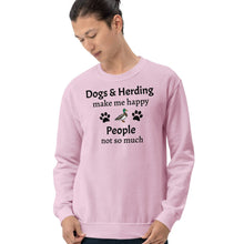 Load image into Gallery viewer, Dogs & Duck Herding Make Me Happy Sweatshirts - Light