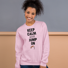 Load image into Gallery viewer, Keep Calm & Jump On Agility Sweatshirts - Light