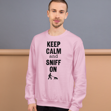 Load image into Gallery viewer, Keep Calm & Sniff On Tracking Sweatshirts - Light