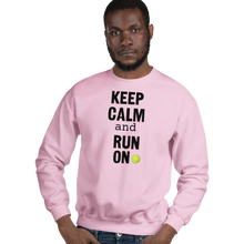 Load image into Gallery viewer, Keep Calm & Run On Flyball with Tennis Ball Sweatshirts - Light