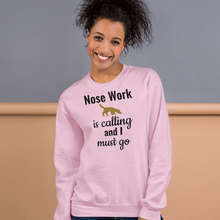 Load image into Gallery viewer, Nose Work is Calling Sweatshirts - Light