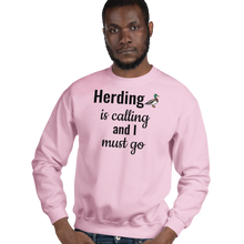 Load image into Gallery viewer, Duck Herding is Calling Sweatshirts - Light