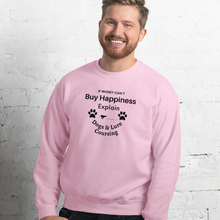 Load image into Gallery viewer, Buy Happiness w/ Dogs & Lure Coursing Sweatshirts - Light