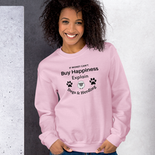 Load image into Gallery viewer, Buy Happiness w/ Dogs & Sheep Herding Sweatshirts - Light