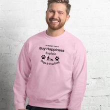 Load image into Gallery viewer, Buy Happiness w/ Dogs & Tracking Sweatshirts - Light