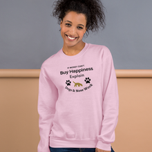 Load image into Gallery viewer, Buy Happiness w/ Dogs & Nose Work Sweatshirts - Light