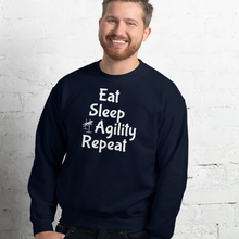 Load image into Gallery viewer, Eat Sleep Agility Repeat Sweatshirts - Dark