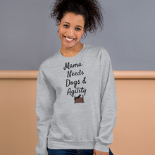 Load image into Gallery viewer, Mama Needs Dogs & Agility Sweatshirts - Light