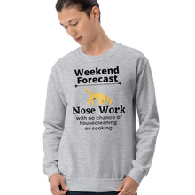 Load image into Gallery viewer, Nose Work Weekend Forecast Sweatshirts - Light