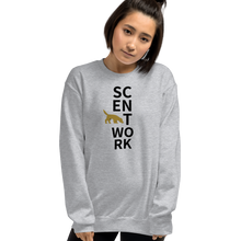 Load image into Gallery viewer, Stacked Scent Work Sweatshirts - Light