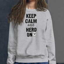Load image into Gallery viewer, Keep Calm & Sheep Herd On Sweatshirts - Light