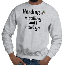 Load image into Gallery viewer, Duck Herding is Calling Sweatshirts - Light
