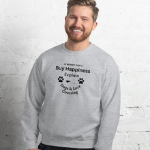 Load image into Gallery viewer, Buy Happiness w/ Dogs & Lure Coursing Sweatshirts - Light