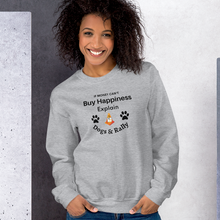 Load image into Gallery viewer, Buy Happiness w/ Dogs & Rally Sweatshirts - Light