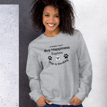 Load image into Gallery viewer, Buy Happiness w/ Dogs & Sheep Herding Sweatshirts - Light