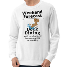 Load image into Gallery viewer, Dock Diving Weekend Forecast Sweatshirt - Light
