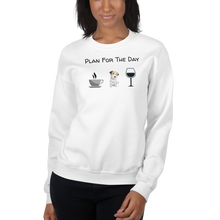 Load image into Gallery viewer, Russell Terrier Plan for the Day Sweatshirts - Light