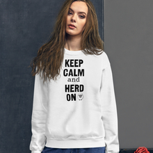 Load image into Gallery viewer, Keep Calm & Sheep Herd On Sweatshirts - Light