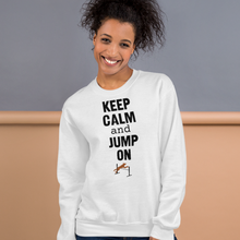 Load image into Gallery viewer, Keep Calm & Jump On Agility Sweatshirts - Light
