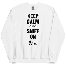 Load image into Gallery viewer, Keep Calm & Sniff On Tracking Sweatshirts - Light