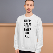 Load image into Gallery viewer, Keep Calm & Sniff On Tracking Sweatshirts - Light