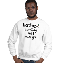 Load image into Gallery viewer, Duck Herding is Calling Sweatshirts - Light