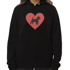 Russell Terrier in Heart Hoodie