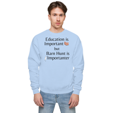 Load image into Gallery viewer, Barn Hunt is Importanter Sweatshirts - Light