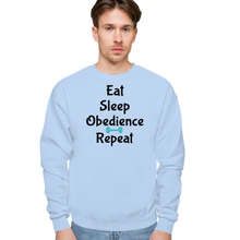 Load image into Gallery viewer, Eat Sleep Obedience Repeat Sweatshirts - Light