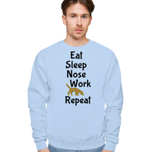 Load image into Gallery viewer, Eat Sleep Nose Work Repeat Sweatshirts - Light