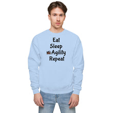 Load image into Gallery viewer, Eat Sleep Agility Repeat Sweatshirts - Light