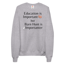 Load image into Gallery viewer, Barn Hunt is Importanter Sweatshirts - Light