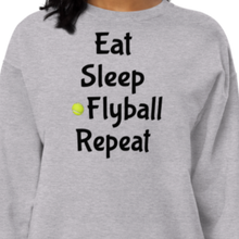 Load image into Gallery viewer, Eat Sleep Flyball Repeat Sweatshirts - Light
