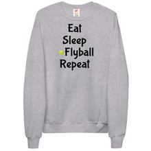 Load image into Gallery viewer, Eat Sleep Flyball Repeat Sweatshirts - Light