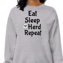 Load image into Gallery viewer, Eat Sleep Sheep Herd Repeat Sweatshirts - Light
