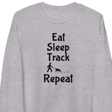 Load image into Gallery viewer, Eat, Sleep Track Repeat Sweatshirts - Light