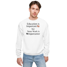 Load image into Gallery viewer, Nose Work is Importanter Sweatshirts - Light