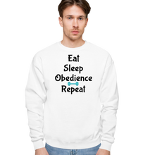 Load image into Gallery viewer, Eat Sleep Obedience Repeat Sweatshirts - Light