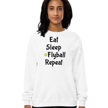Load image into Gallery viewer, Eat Sleep Flyball Repeat Sweatshirts - Light