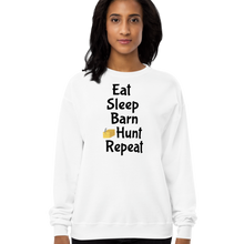 Load image into Gallery viewer, Eat Sleep Barn Hunt Repeat Sweatshirts - Light
