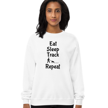 Load image into Gallery viewer, Eat, Sleep Track Repeat Sweatshirts - Light