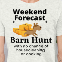 Load image into Gallery viewer, Barn Hunt Weekend Forecast T-Shirts - Light