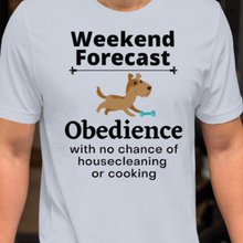 Load image into Gallery viewer, Obedience Weekend Forecast T-Shirts - Light