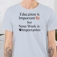 Load image into Gallery viewer, Nose Work is Importanter T-Shirts - Light