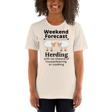 Load image into Gallery viewer, Sheep Herding Weekend Forecast T-Shirts - Light