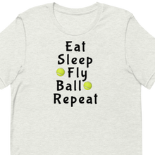 Load image into Gallery viewer, Eat Sleep Flyball Repeat T-Shirts - Light