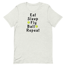 Load image into Gallery viewer, Eat Sleep Flyball Repeat T-Shirts - Light